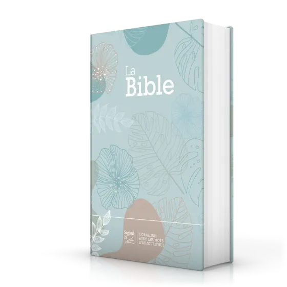 Bible Segond 21 compacte (Premium Style) - Couverture rigide, toilée et matelassée, vert d'eau
