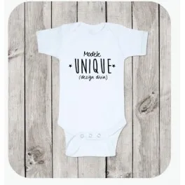 Body bébé "Modèle unique" taille 3-6 mois