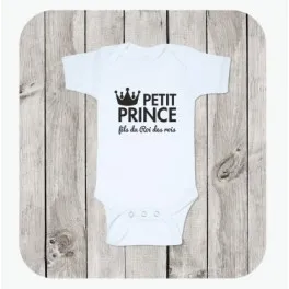 Body bébé "Petit prince" 3-6 mois