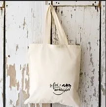 Sac (Tote bag) "La foi déplace" noir