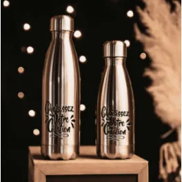 Gourde 500ml "Dieu t'aime plus en un instant..."