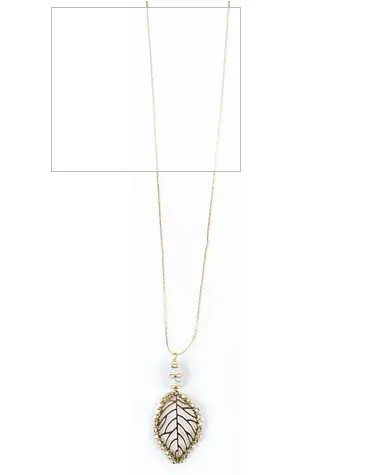 Collier snow céramique