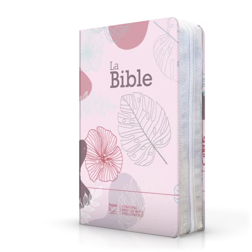Bible Segond 21 compacte (Premium Style) - couverture souple toilée rose bonbon, avec fermeture éc