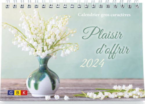 CALENDRIER PLAISIR D'OFFRIR - GROS CARACTERES