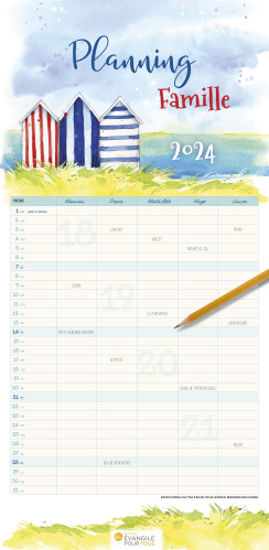 Calendrier Planning famille - mural