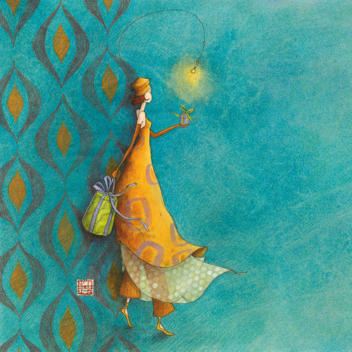 Carte postale La joie d'offrir