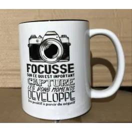 Mug Focusse sur ce qui est important...