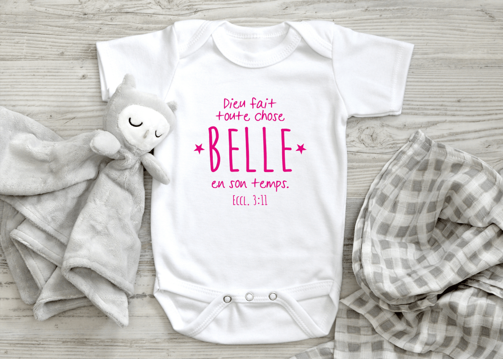 Body bébé "Belle" 3-6-mois