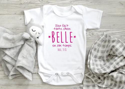 Body bébé "Belle" 3-6-mois