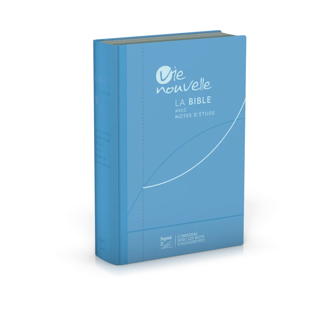 Bible Segond 21 Vie Nouvelle - toile bleue - tranche argent