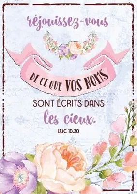 Carte postale Réjouissez-vous