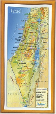 Carte Israël aimant