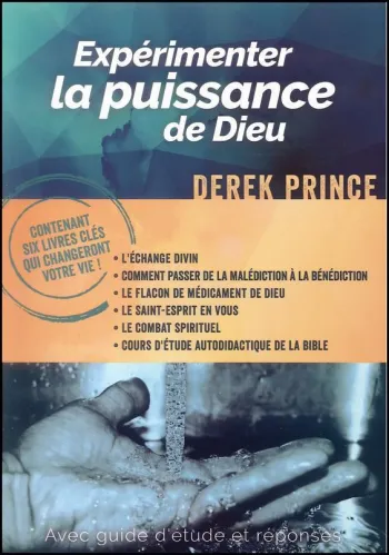 Expérimenter la puissance de Dieu - contenant 6 livres clés avec guide d'étude et réponses