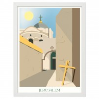 Carte Jérusalem jour