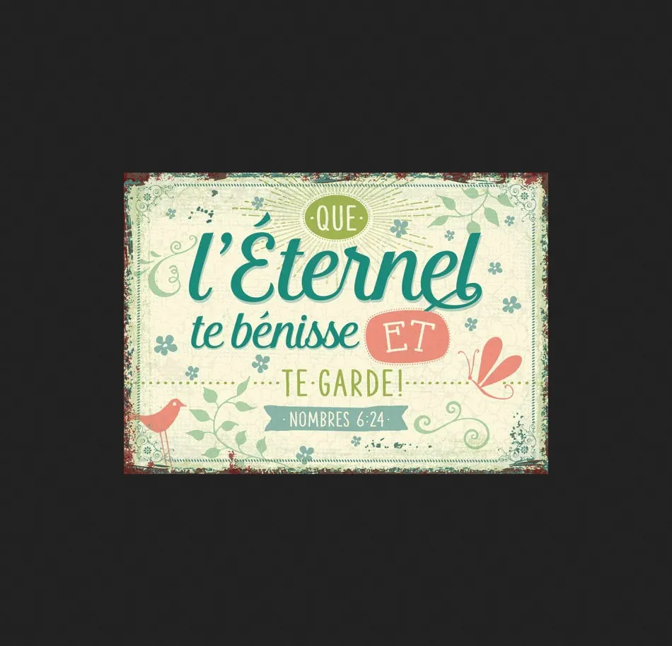 Carte postale - Que l'Eternel te bénisse