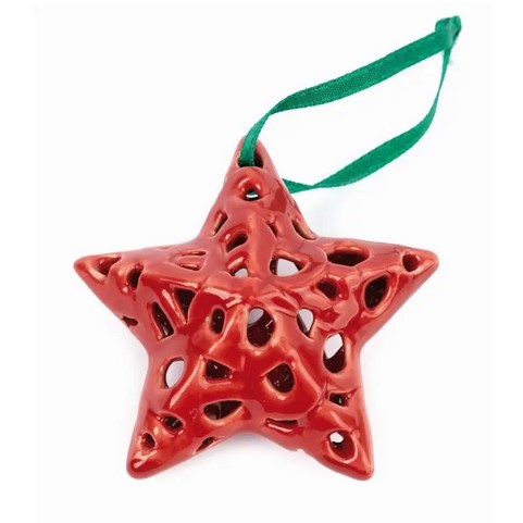 Etoile rouge à suspendre