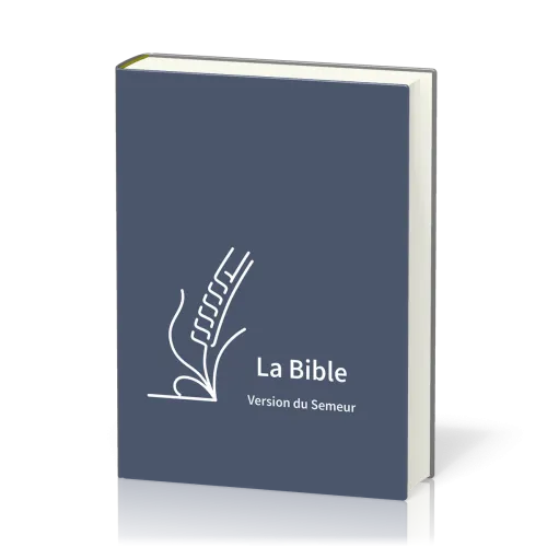 BIBLE DU SEMEUR 2015 RIGIDE BLEU RENFORT LIN