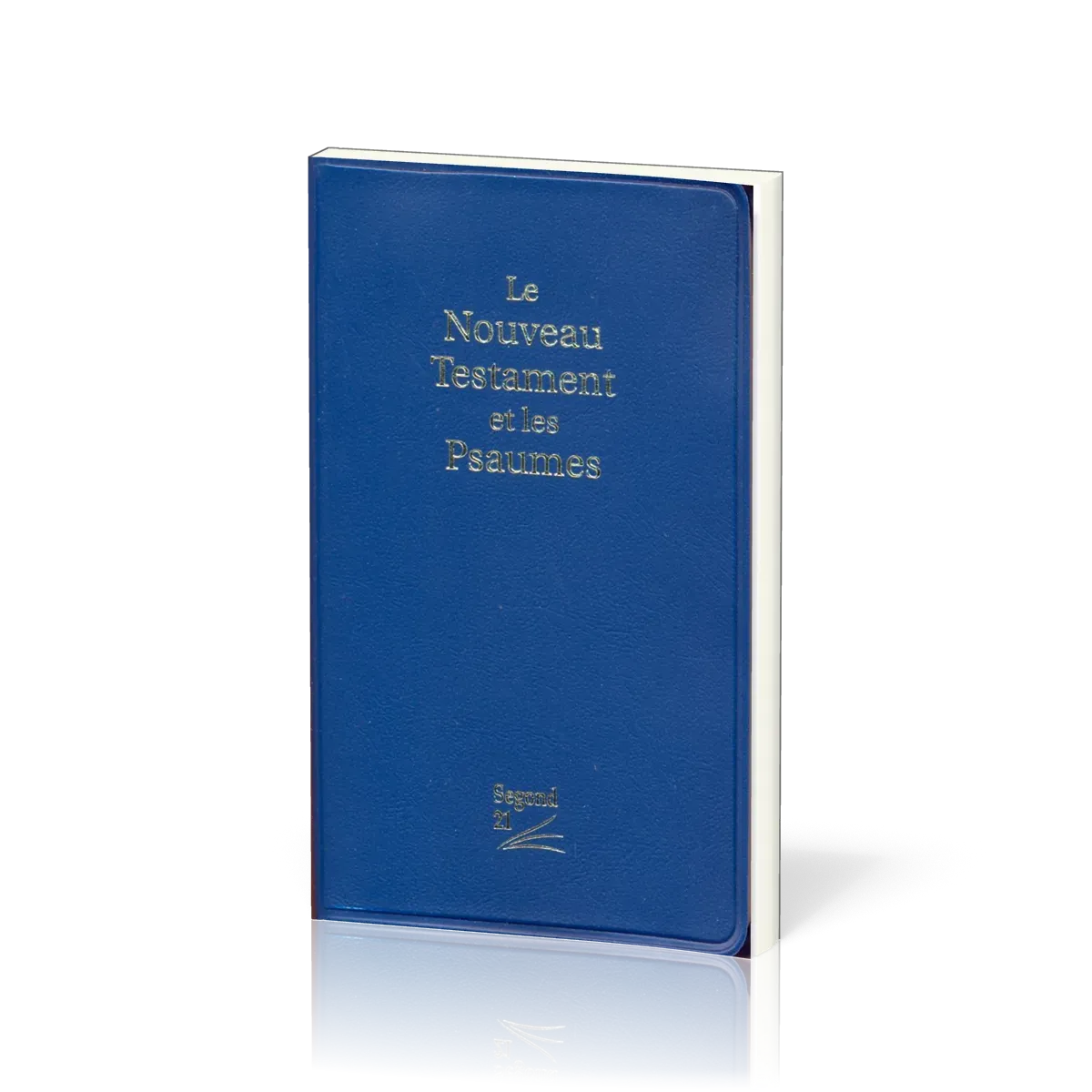 N.T. & PS SEGOND 21 PVC BLEU - SANS TITRE NI NOTE AVEC VERSETS A LA LIGNE