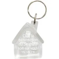 Porte-clés Maison : Que la bénédiction