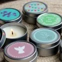 Bougie en fer parfumé à la vanille