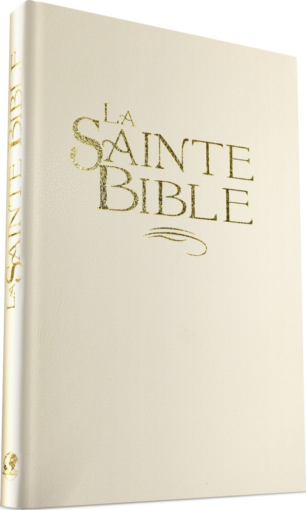 Bible 904 Confort, rigide blanc, or