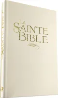 Bible 904 Confort, rigide blanc, or