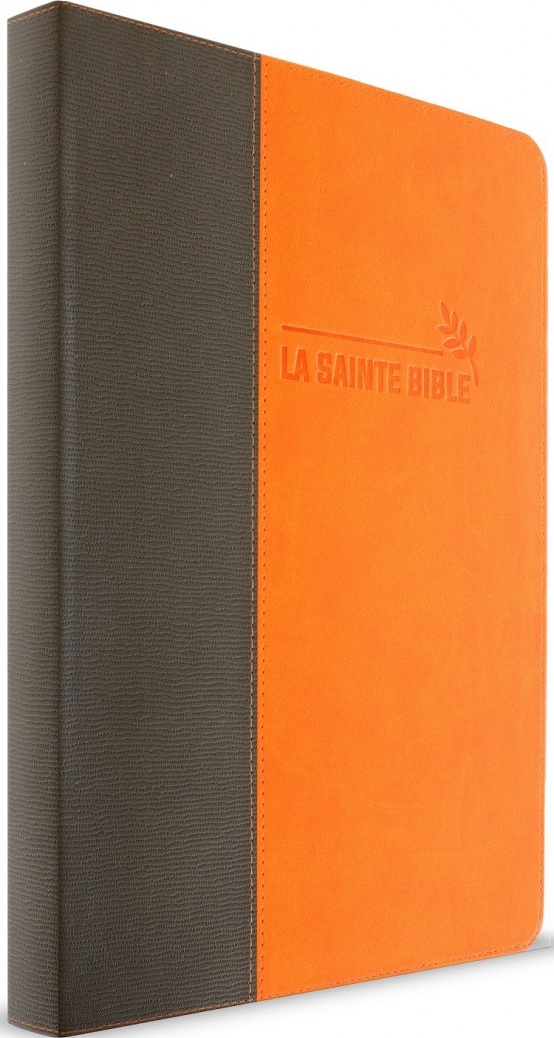 Bible 928 Confort,souple duo orange-gris+ fer éc