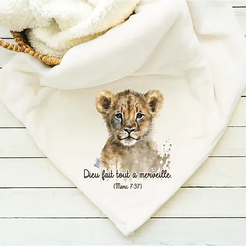 Couverture "Dieu fait tout à merveille" Lion