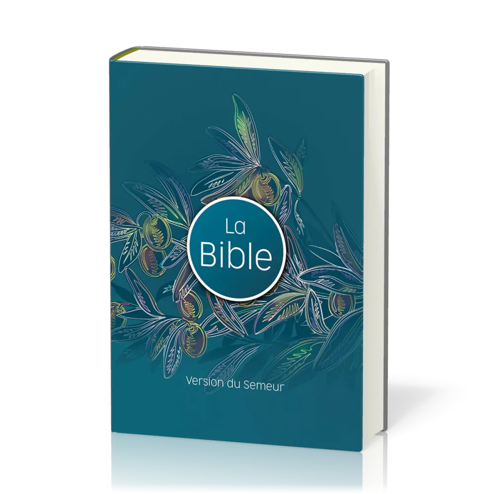 Bible Semeur 2015, couverture rigide illustrée, olivier, tranche blanche