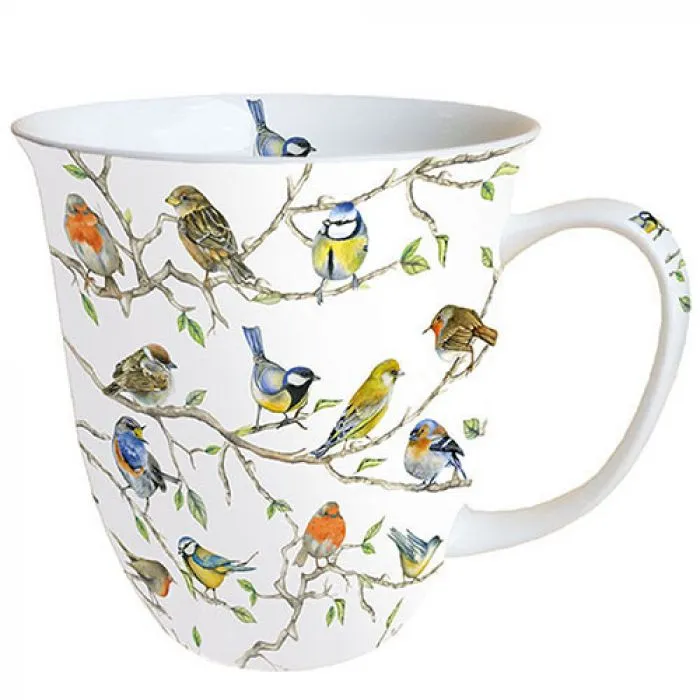 Mug 0.4L Réunion d'oiseaux