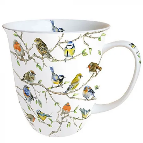 Mug 0.4L Réunion d'oiseaux