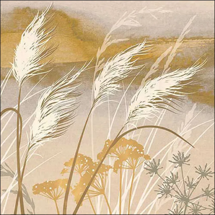 Serviette grande Herbes dansantes