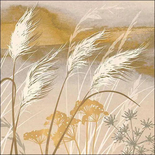 Serviette grande Herbes dansantes
