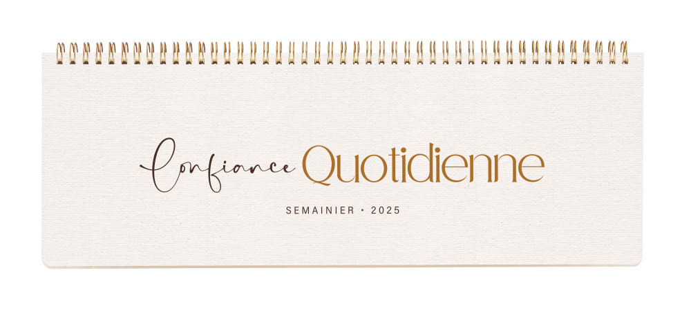 Calendrier (semainier) Confiance quotidienne 2025