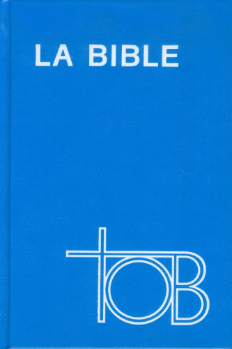 BIBLE TOB PETIT FORMAT SKIV. BLEU