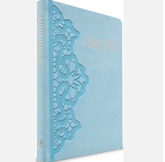 Bible Segond Esaïe 55 -  bleu dragée dentelle 773