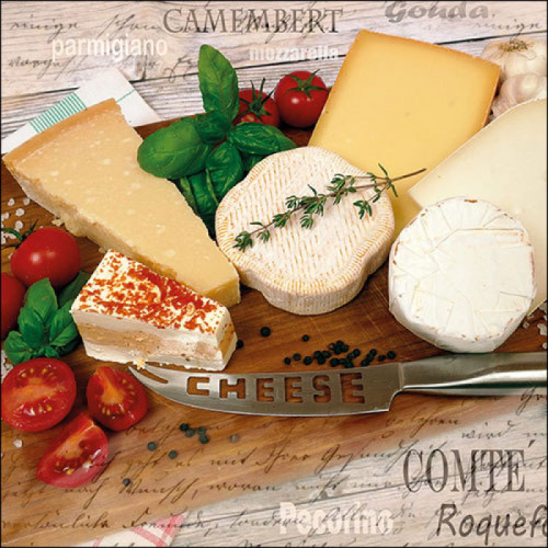 Serviette grande Plateau de fromage