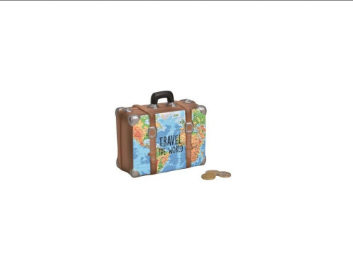 Tirelire valise carte bleue