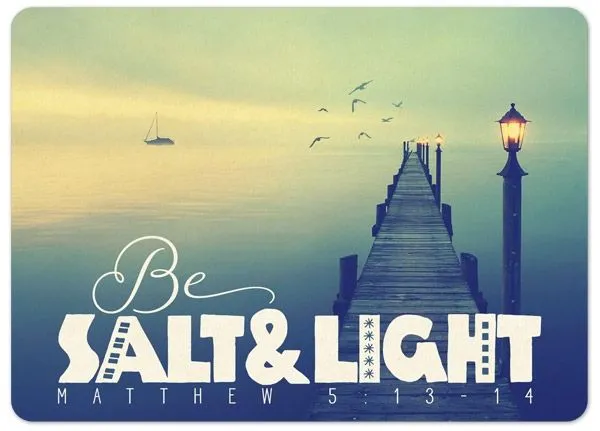 Carte postale - Be Salt & Light Matt 5:13-14