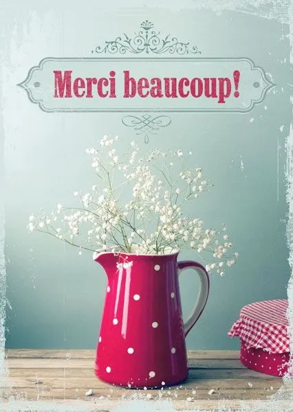 Carte postale - Merci beaucoup !