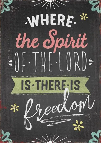 Carte postale - Where the Spirit of the Lord is, there is Freedom
