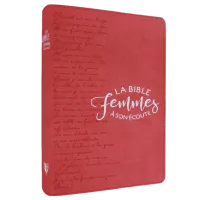 Bible Segond 1910 Femmes à son écoute - souple Corail et texte