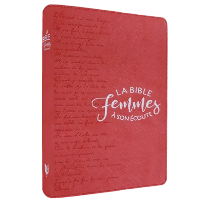 Bible Segond 1910 Femmes à son écoute - souple Corail et texte