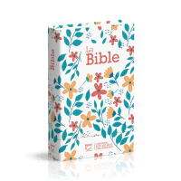 Bible Segond 21 compacte (premium style) - couverture rigide toilée matelassée motif fleuris