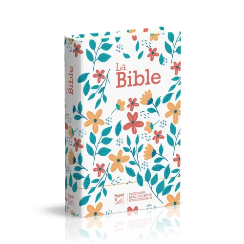 Bible Segond 21 compacte (premium style) - couverture rigide toilée matelassée motif fleuris