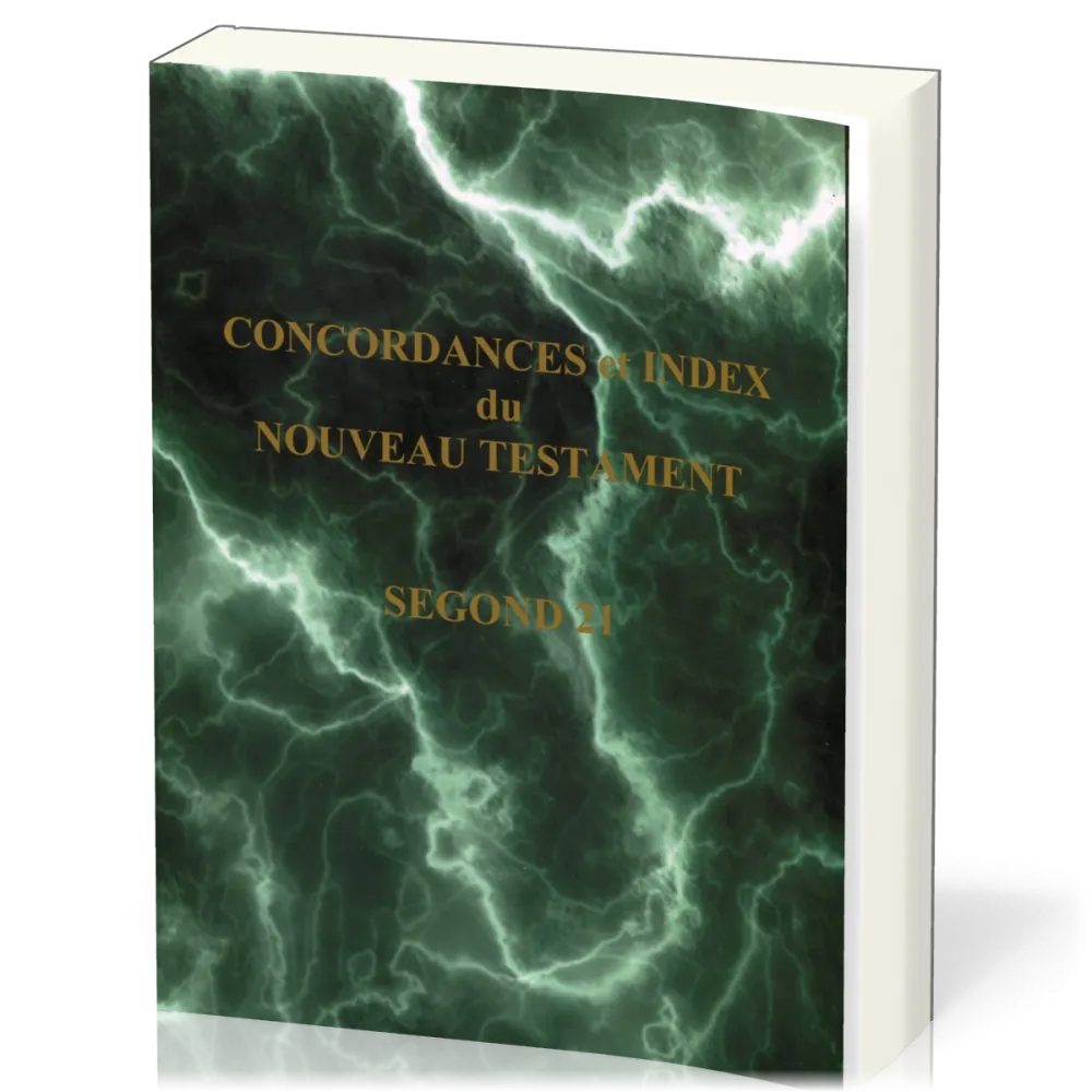 CONCORDANCE ET INDEX DU NT SECOND 21