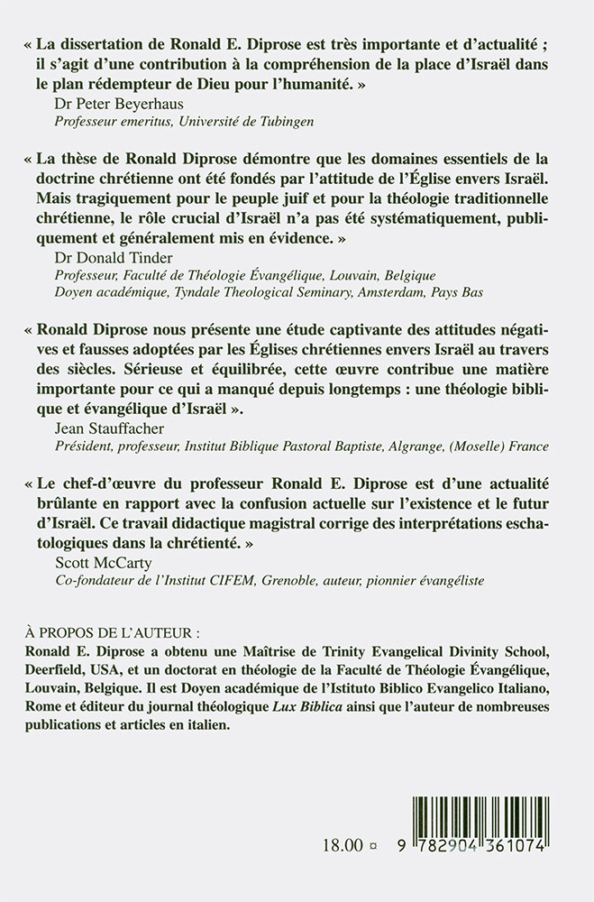 ISRAEL DANS LE DEVELOPPEMENT DE LA PENSEE CHRETIENNE