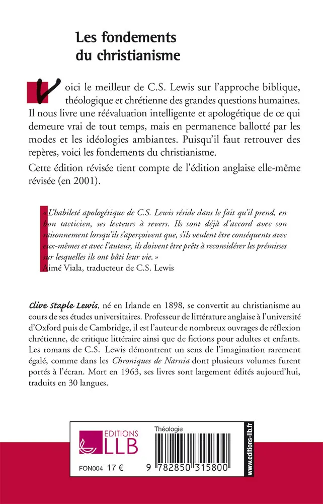 FONDEMENTS DU CHRISTIANISME (LES) 1 ET 2