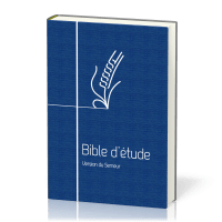 Bible d'étude Semeur 2015 couverture souple bleue tranche blanche
