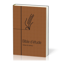 Bible d'étude Semeur 2015 couverture souple brune tranche blanche